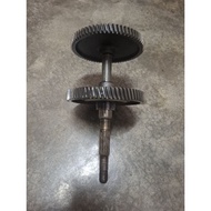 Yamaha Passola Sa50 2t4 Rear wheel shaft with gear