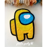 AMONG US 😎 Piñata 😎 Pinata Yellow Among Us 😎 Premium Quality