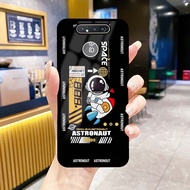 HP Samsung A80 Case Latest Motif Shiny Case - New Glossy Case casing Samsung A80hp [ASTRONAUT MOTIF]