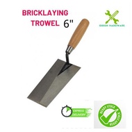 Square Bricklaying Trowel 6"/Sudu Simen / Camca Simen 6inci/ Brick Trowel 6"