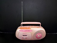 二手 Sanrio Hello Kitty RM-120KT 卡式帶 錄音機 AM/FM收音機（只可以用乾電池操作 一切功能運作正常）