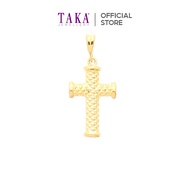 TAKA Jewellery 916 Gold Pendant Cross