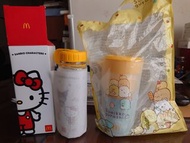Sanrio 水壺 + Sumikko gurashi 套裝水壺水杯