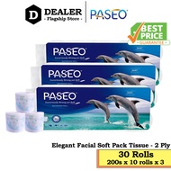 [Cheapest In Town!] Paseo Bathroom 4 Ply Tissue Roll (10 Rolls x3) - Dealer Flagship Store
