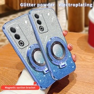 For OPPO A5i A6 Pro A6X Case Fashionable Frosted Silicone Soft Dustproof Bracket Adsorb For OPPO A5i