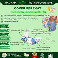 Clodi Nadnad by Sakina Popok kain Cloth diaper Murah Cover model Perekat/Pants