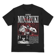 T-shirt Kaos Anime Bleach Bankai Minazuki Kaos Anime Bleach Yachiru Unohana Cuttingan Regular - Over