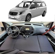 BREMER SITZBEZÜGE Camper Bed Cab Bed Compatible with Mercedes Vito V eVito EQV W447 2014 Motorhome A
