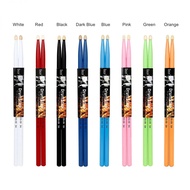 1 Pair Colourful 5A Maple Wood Drumsticks Jazz Drumsticks