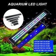 12V Waterproof LED Aquarium Lights Fish Tank Light Bar Submersible Underwater Clip Lamp Aquatic Deco