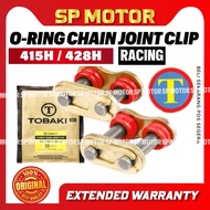 TOBAKI Racing O-RING Chain Joint Clip Klip Rantai Motor 415H 428H (1pcs)