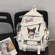 B'Store [COD] Tas Ransel Sekolah Remaja Wanita Fashion Korea / Tas Ransel Sekolah Motif Kartun Kurom