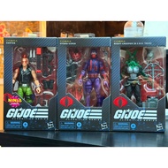 G.I.Joe Classified Series 6" Zartan + Hydro-Viper + Night-Creeper (D.I.R.E. Tech) Set of 3 (MISB)
