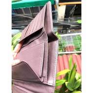(2hand) Branded women's wallet made of soft calf leather, with code