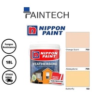 Nippon Weatherbond Paint Orange Color (Interior) Cat Dinding - 18L