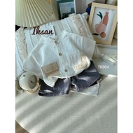 Set of boys' turtleneck shirts with mixed colors made in Korea brand IKsan.BéBe