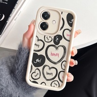 Case For OPPO A3 4G A3 Pro 5G A3X 4G A3X 5G A40 A60 5G Three-Color Heart Phone Silicone Shockproof