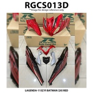 Cover Set Rapido Lagenda 115Z FI Yamaha BATMAN (20) Red Purple Accessories Motor SRL 115 Fi red SRL1