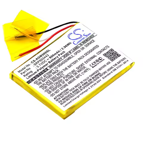Wireless Headset 800mAh / 2.96Wh Battery For Part No. Astro：SRP603443 Fit Model ：A50