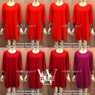 Fb1134 long blouse / baju borong murah