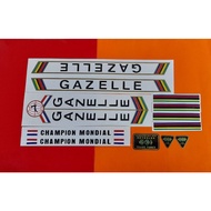 Gazelle Bicycle Stickers