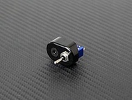 Micro Handle Switch Single Black for 0.9 inch (22.2 mm) Toggle Switch ON-OFF-ON Mini Switch Monkey A