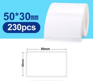 Niimbot Cuộn Giấy Nhãn B21 B1 B3S Nhãn Dán Màu Trắng/Trang Sức/Trong Suốt/Cáp