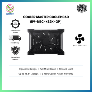 Cooler Master Cooling Pad Notepal X-Slim II Silent 200mm Single Fan Slim Lightweight 15.6" Laptop (R9-NBC-XS2K-GP)