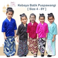 Baju Kebaya Budak Perempuan Baby Girls Kids Kebaya Batik Raya 2024 GOSH KIDS DESIGN Puspawangi Kebaya