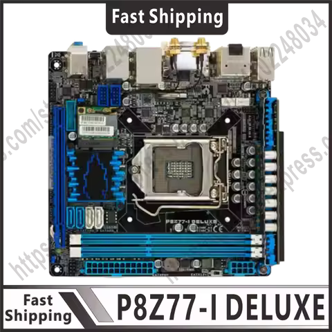 P8Z77-I DELUX motherboard LGA 1155 DDR3 16GB Z77 PCI-E 3.0 Mini ITX motherboard support 100% testing
