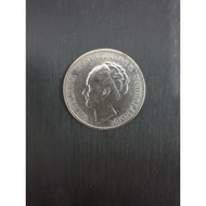 Uang Koin Perak Kuno Belanda 1 Gulden Wilhelmina Tahun 1930 Diskon