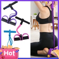 SPVPZ Elastic Resistance Band Fitness Resistance Band 6-tube Sit-up Pedal Resistance Band with Handl