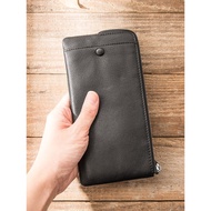 card holder wallet card holder Beg klac kulit ultra tipis wanita ritsleting kasual