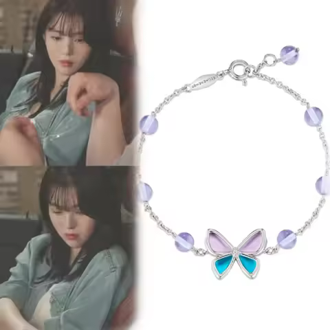 TV Series Nevertheless Han So Hee Cosplay Bracelet Nabi Women Butterfly Pendant Bracelets Jewelry Ac