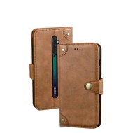 Oppo Reno 2F leather flip wallet creative card slot case casing cover