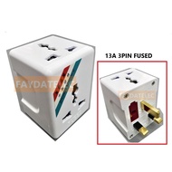 13A 3WAY MULTI UNIVERSAL SOCKET ADAPTOR