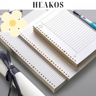 Decorme Notebook Paper Refill Paper Notebook Refill Paper A5 B5 A4 20 26 30 Holes HEAKOS Horizontal 