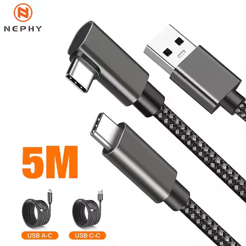 VR Link Cable 5M Cable Charging Line USB 3.0 Transfer Cable Pico 3 Type-C Adapter For Oculus Quest 3