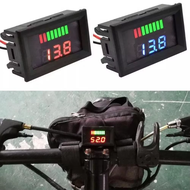 DC 12V-72V Car Battery Charge Level Indicator 12V 24V 36V 48V 60V 72V LED Display Voltmeter Voltage 