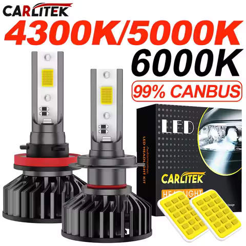 5000W H7 H4 LED Headlight Bulbs 4300K 5000K 6000K Mini Size 12V H8 H9 H11 9005 HB3 9006 HB4 Headlamp