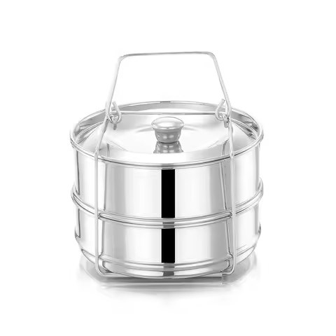 Stackable Stainless Steel Pressure Cooker Steamer Non Stick Spring Form Pan Foldable Instant Pot Acc