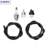 ELARARTX Air Filter Tube, Black and White Plastic Spark Plug Set, Durable Easy to Install Compact Ch