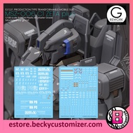 G-Rework [MG] MSZ-006 C1 Zeta Plus C1 (water decal)