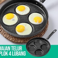 Aun708 H 4-hole Non-Stick Egg Pancake Frying Pan Non-Stick Teflon Egg Frying Pan ^