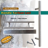 Tarikan Laci Tarikan Lemari Handle Huben - Tarikan Lemari merk HUBEN TPS-10-188-128 MM Brush Nickel