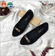 Black Panda Flat Shoes - Sepatu Black Panda - Sepatu Wanita - Black Panda Diva