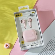全城熱賣 - 無線藍牙耳機馬卡龍色少女學生盒裝TWS無線藍牙運動耳機（粉色）