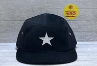 Topi Distro Pria/Topi Snapback Bordir Bintang 5panel New Model/Topi Hip-Hop Keren