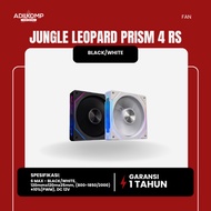FAN CASE JUNGLE LEOPARD PRISM 4RS BLACK/WHITE