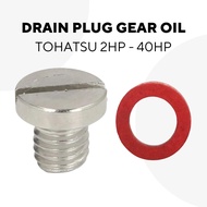 TOHATSU 2HP-40HP MERCURY GEAR OIL DRAIN PLUG 6HP 8HP 9.8HP 15HP 18HP 40HP OUTBOARD SPREPARTS GLR MAR